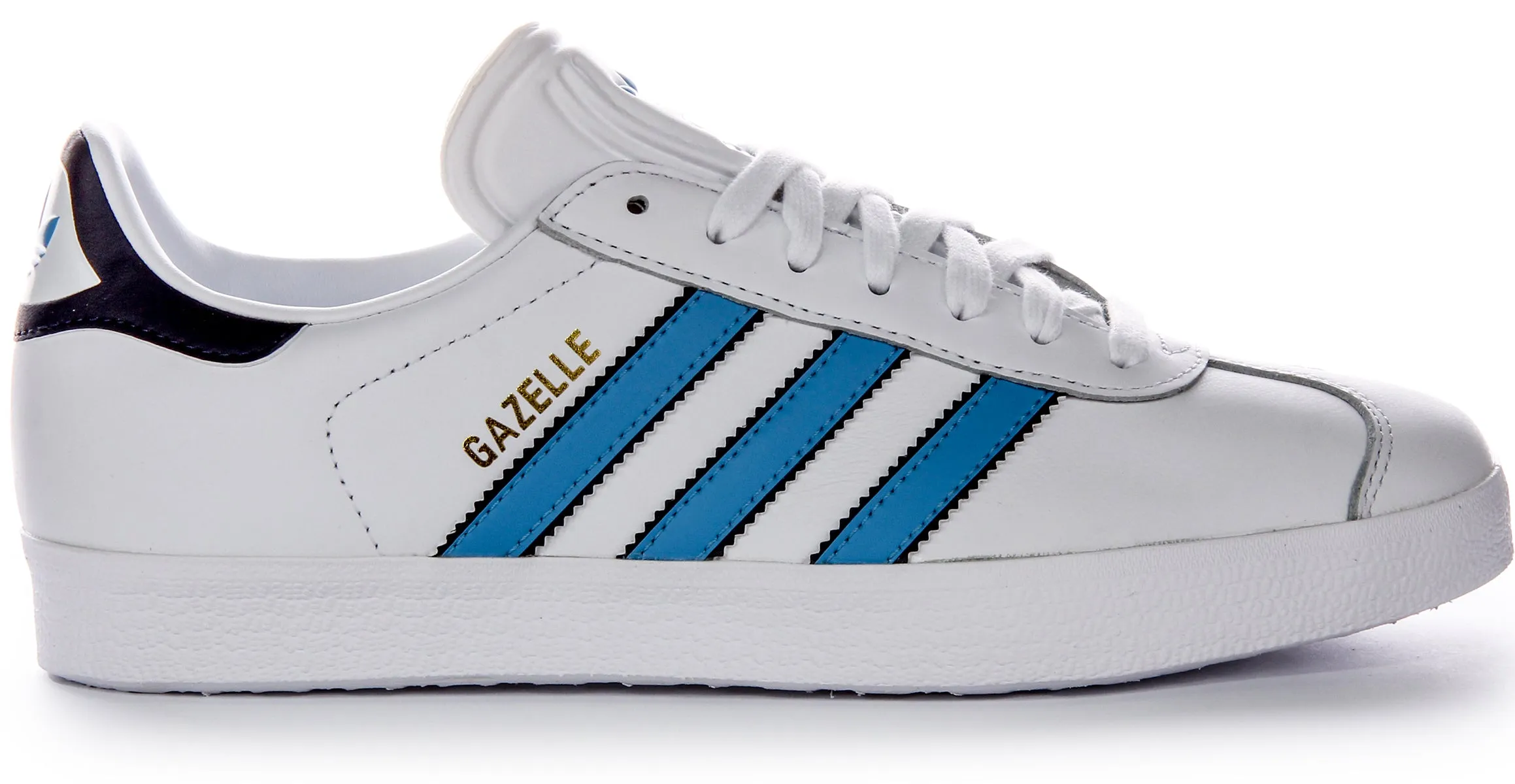 Adidas Gazelle Orginal In White Blue For Men Shoes Adidas