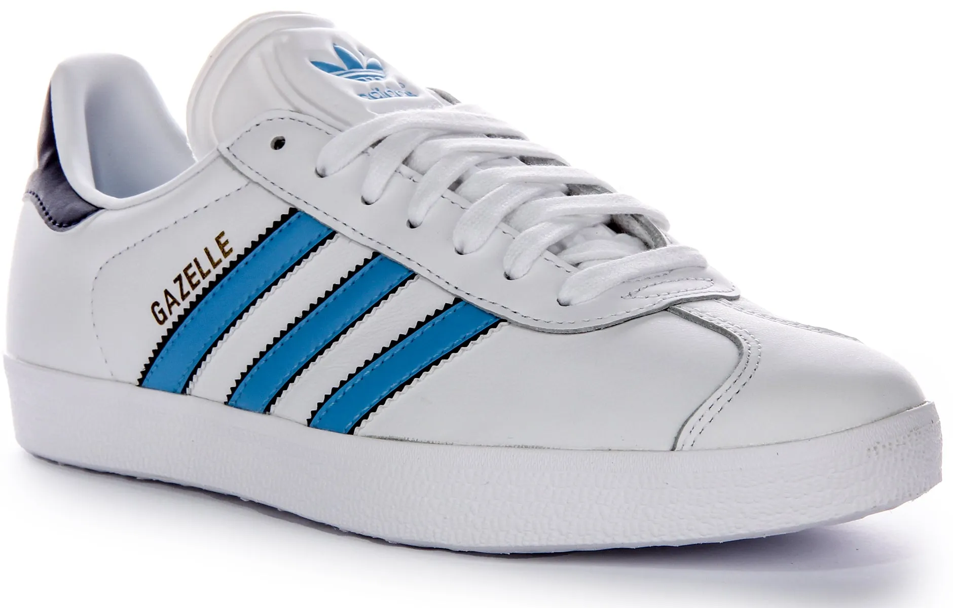 Adidas Gazelle Orginal In White Blue For Men Shoes Adidas