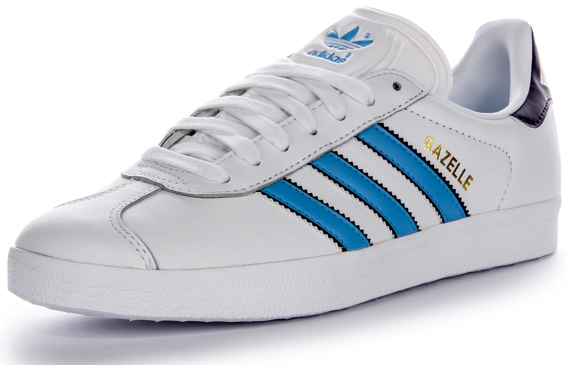 Adidas Gazelle Orginal In White Blue For Men Shoes Adidas