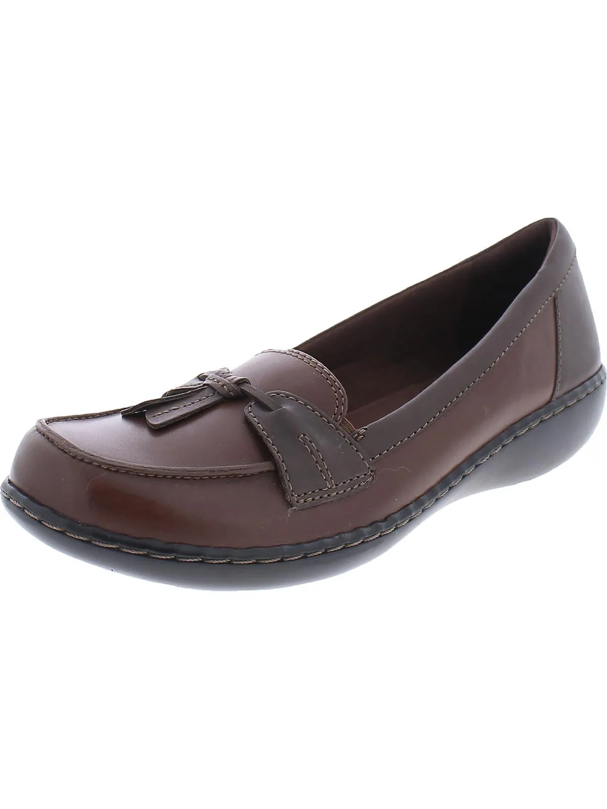 Ashland Bubble Womens Leather Pull On Loafers