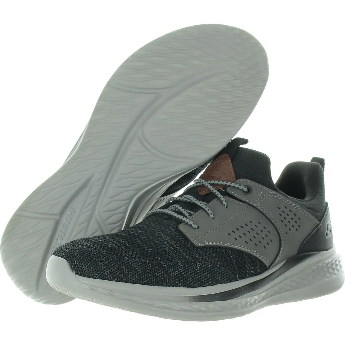 Breyer Mens Knit Arch Support Casual And Fashion Sneakers