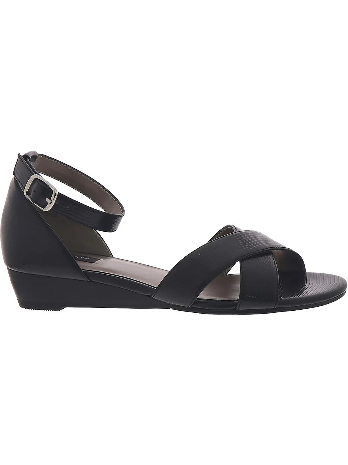 Brooklyn Womens Faux Leather Open Toe Heel Sandals