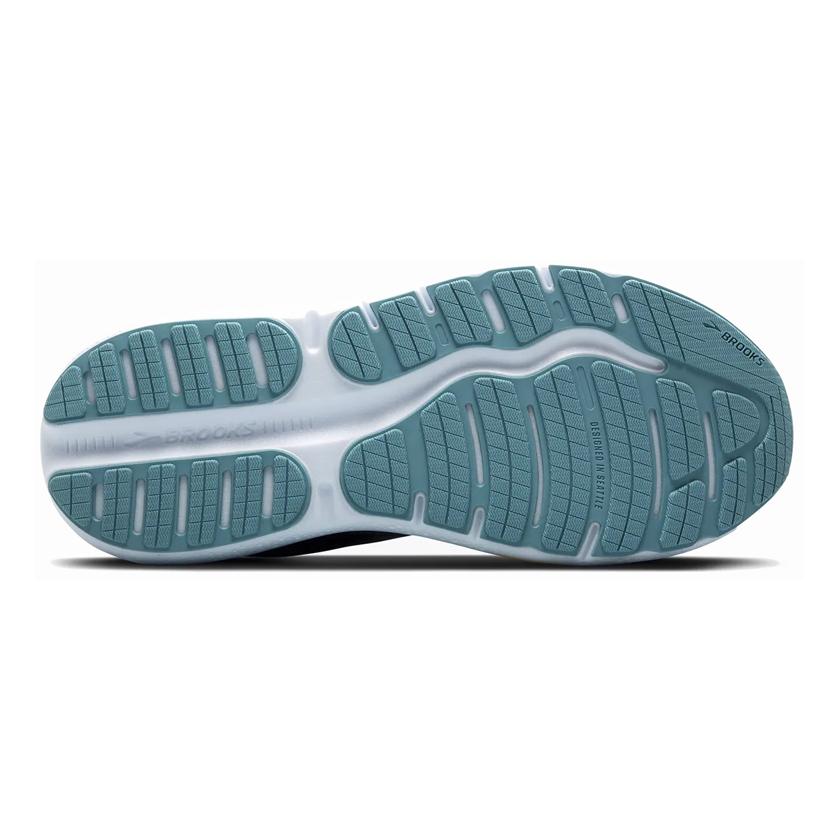 Brooks Ghost Max 2 - Moroccan Blue - Aqua - Orange Pop