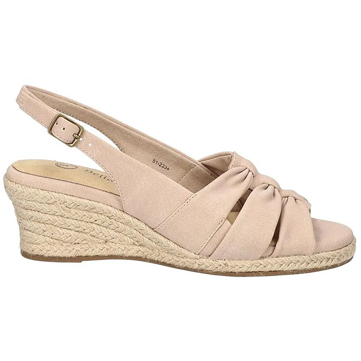 CHEERFUL Womens Faux Suede Open Toe Wedge Sandals