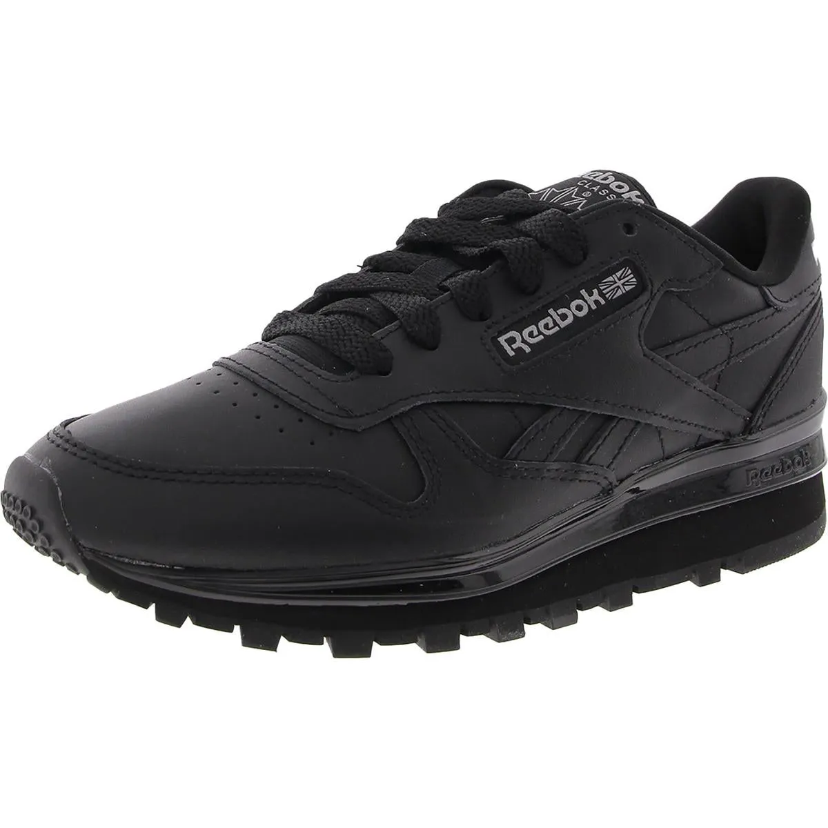 Classic Clip Womens Lace-Up Leather Running & Training Shoes