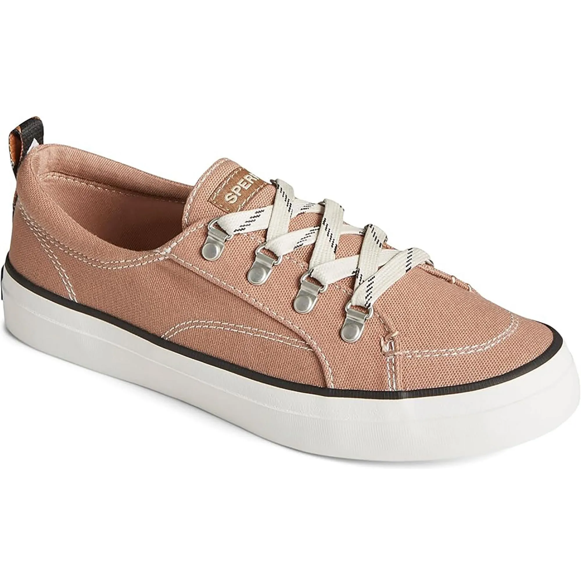 Crest Womens Lace-Up Man Made Slip-On Sneakers