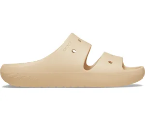 Crocs Classic Sandal 2.0 209403-2DS Unisex 5M/7W Beige Slip-On Slide FZP502
