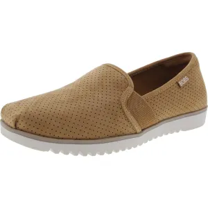 Flexpadrille Lo Womens Faux Suede Lifestyle Slip-On Sneakers