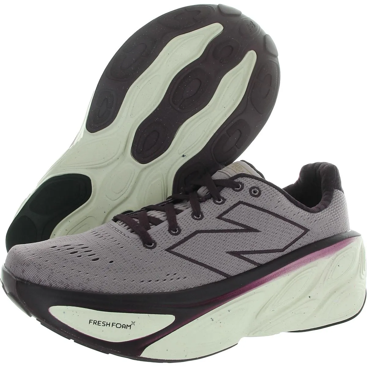 Fresh Foam X More V5 Womens Lace-Up Mesh Running & Training Shoes