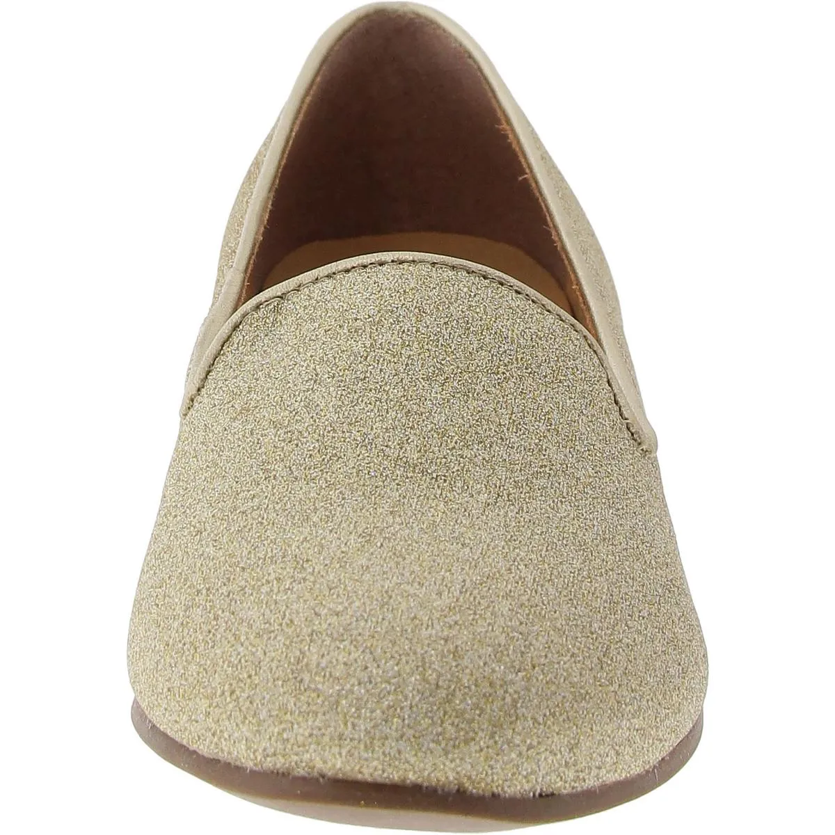 GINNY LOAFER Womens Glitter Leather Loafers
