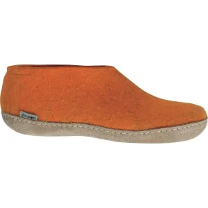 Glerups Slipper Shoes Unisex Size M7.5/W9 Orange Wool Comfort Slip-On ZPO741 (Orange,M7.5/W9)