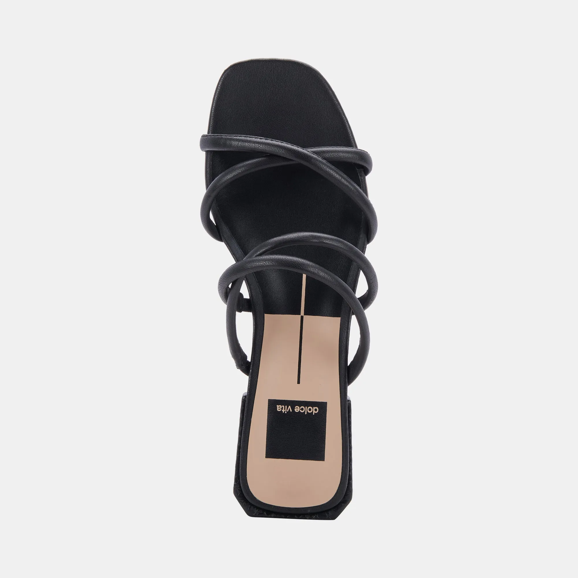 HAPI SANDALS BLACK LEATHER