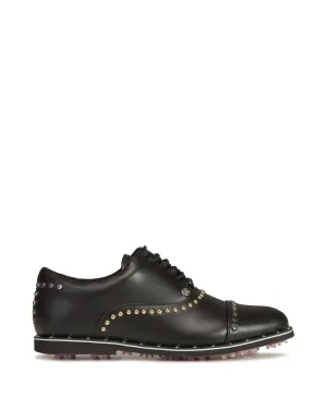 Ladies Welt Stud Gallivanter Golf Shoes In Black