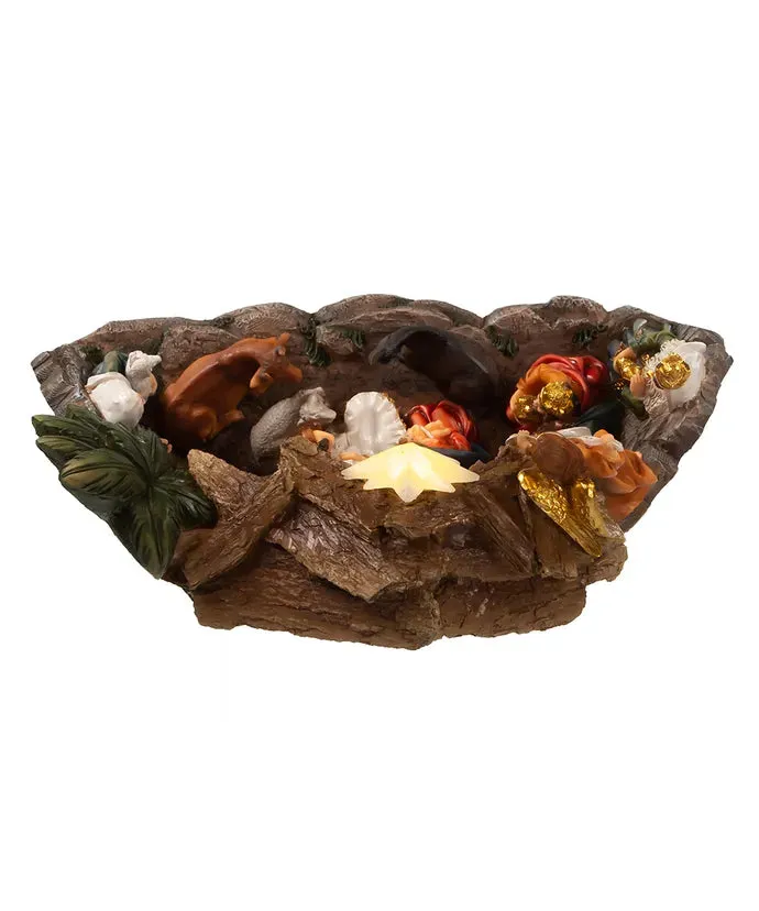LED Single Piece Nativity Scene