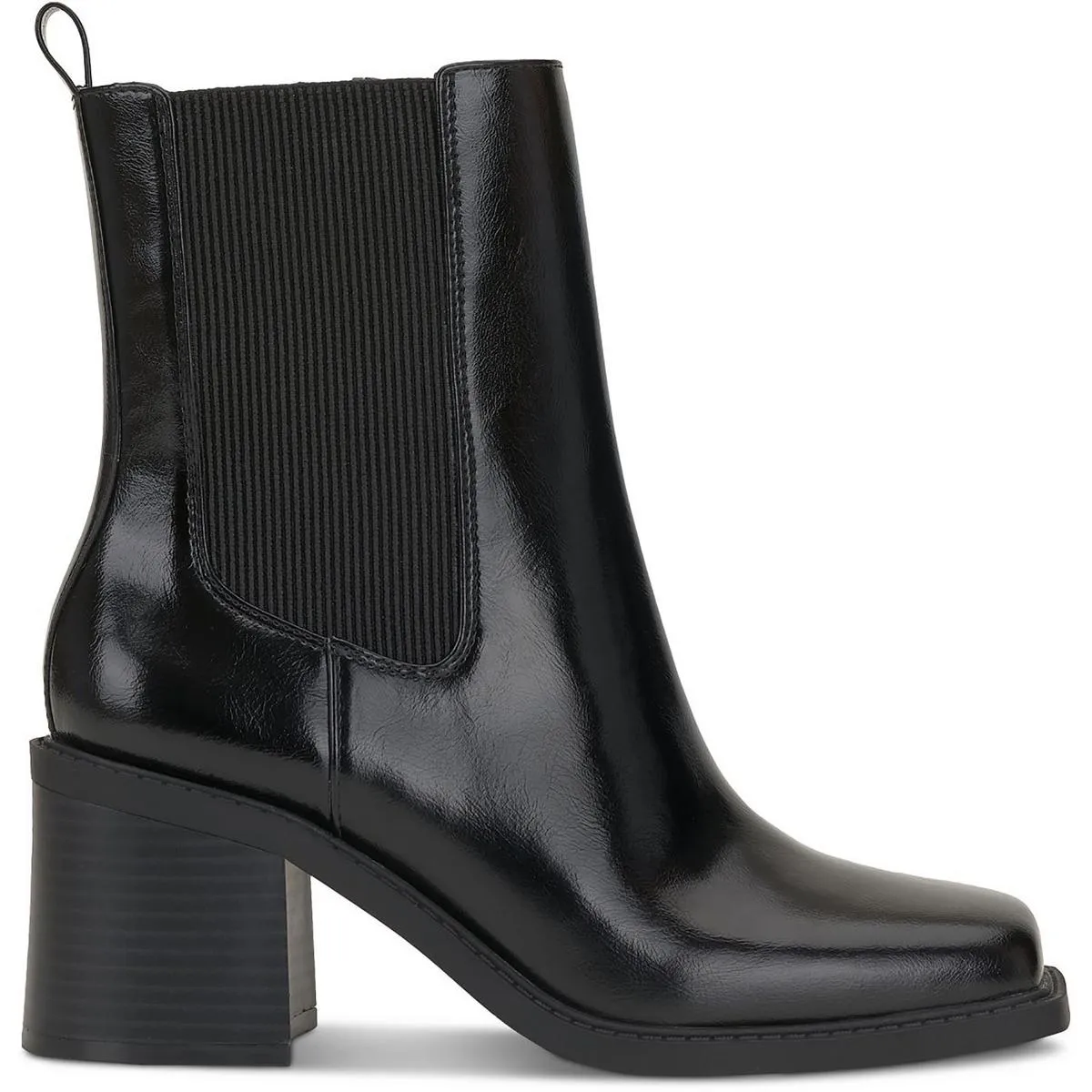 Mapiya Womens Faux Leather Zip Up Ankle Boots