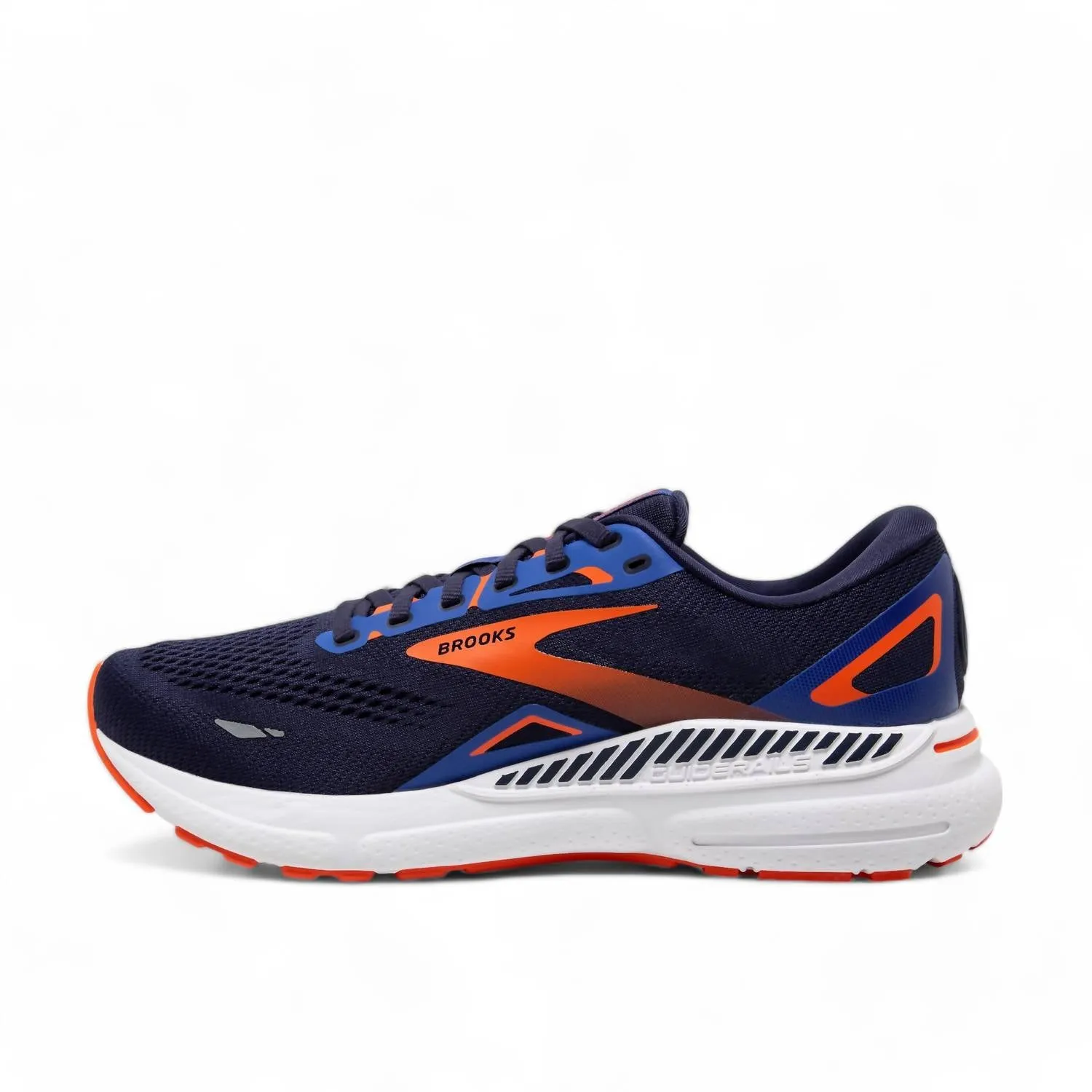 Men's Adrenaline Gts 23 Running Shoes In Navy/orange