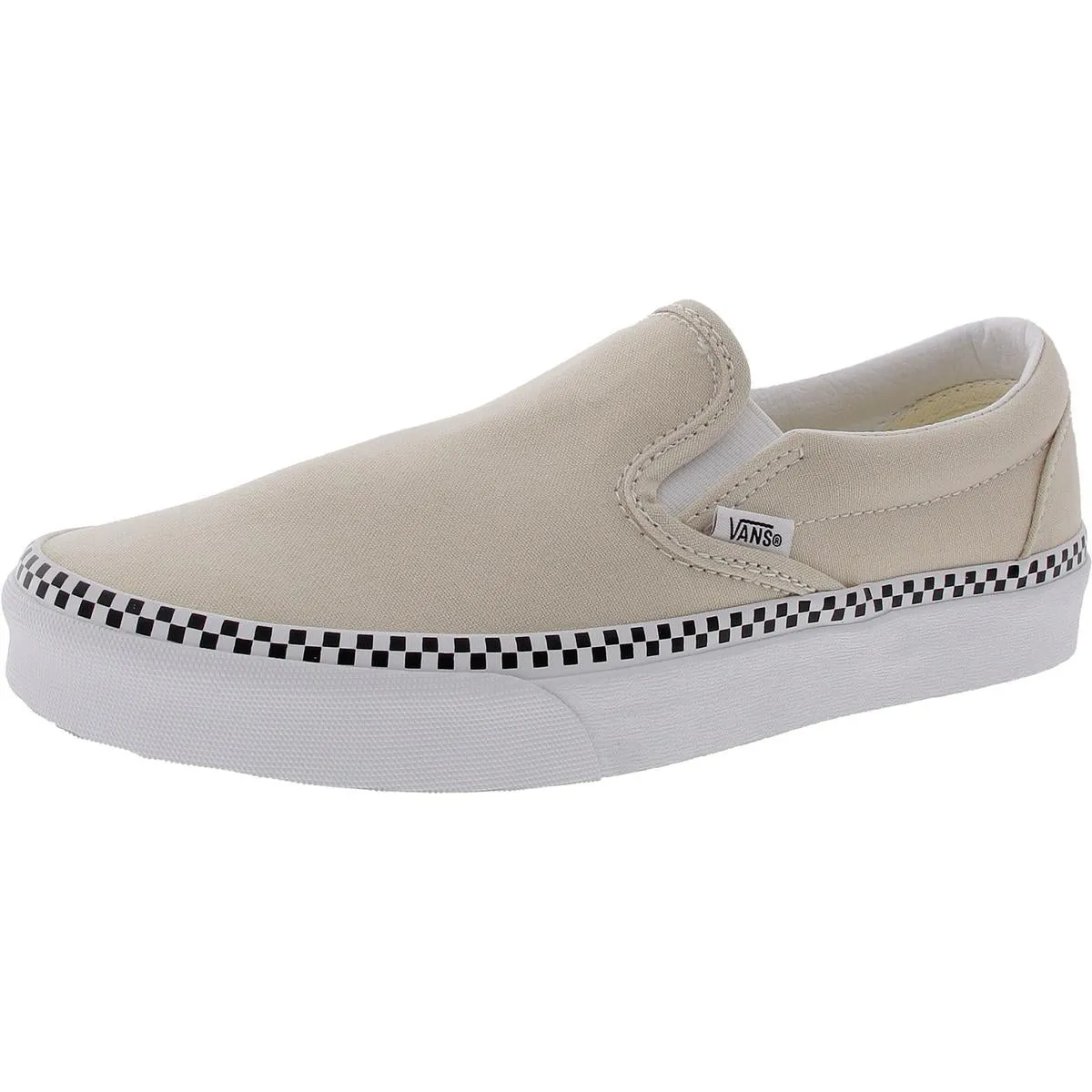 Mens Checkered Canvas Casual And Fashion Sneakers