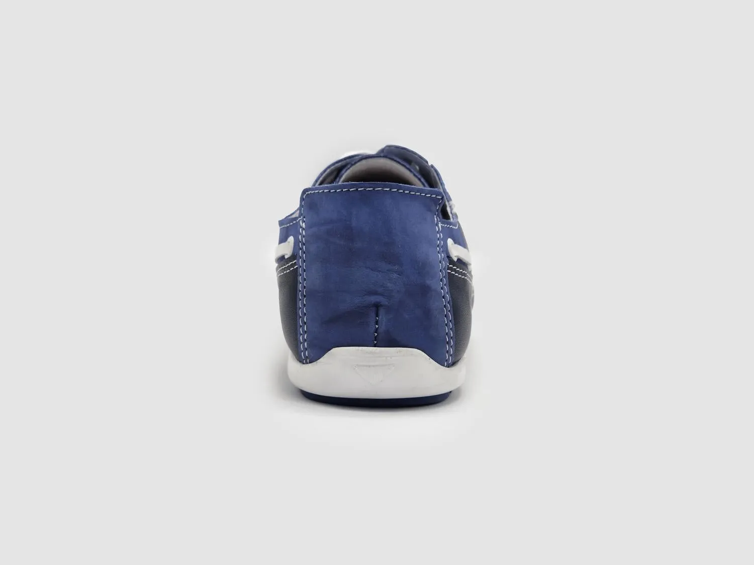 Men's Dockside Leather Boat Shoes In Blue