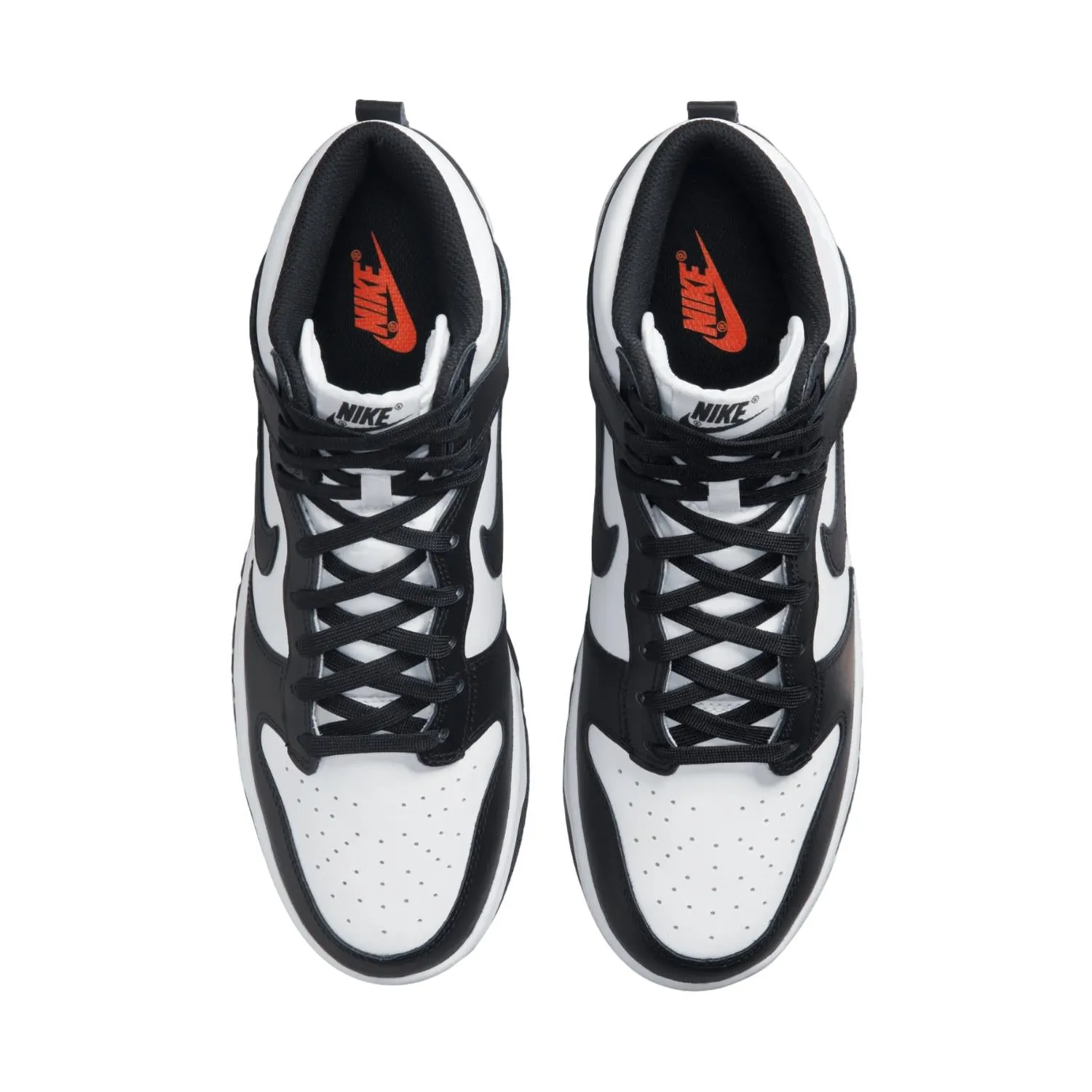 Men's Dunk High Retro Sneaker In White/total Orange/black