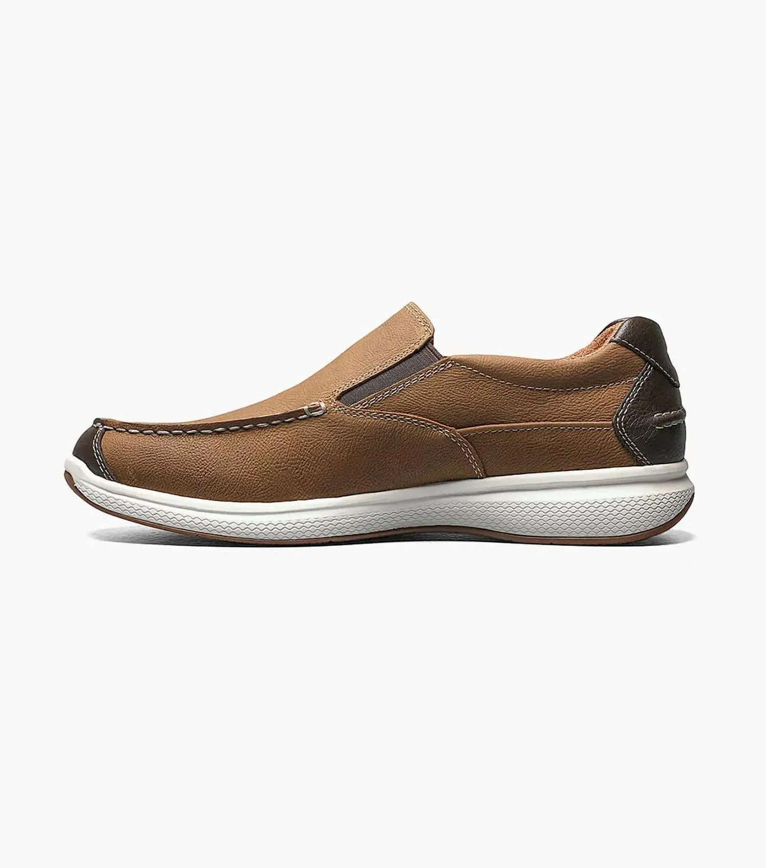 Men's Great Lakes Moc Toe Slip On - Extra Wide Width In Stone