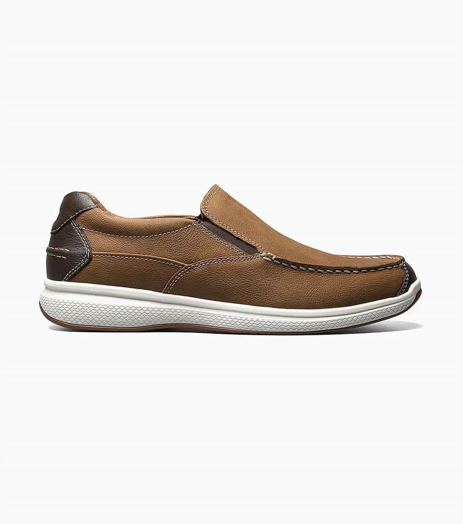 Men's Great Lakes Moc Toe Slip On - Extra Wide Width In Stone