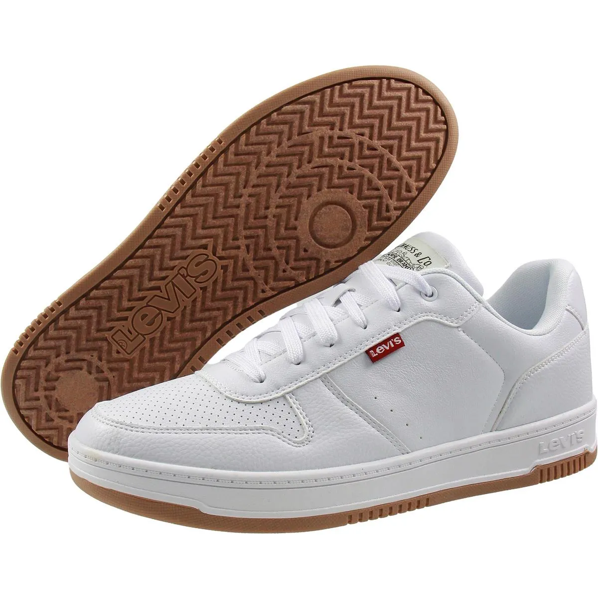 Mens Lace-Up Synthetic Casual And Fashion Sneakers