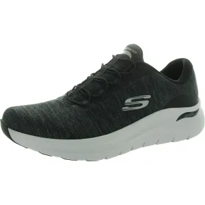 Mens Laceless Man Made Casual And Fashion Sneakers