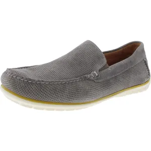 Mens Perforated Sheepskin Driving Moccasins