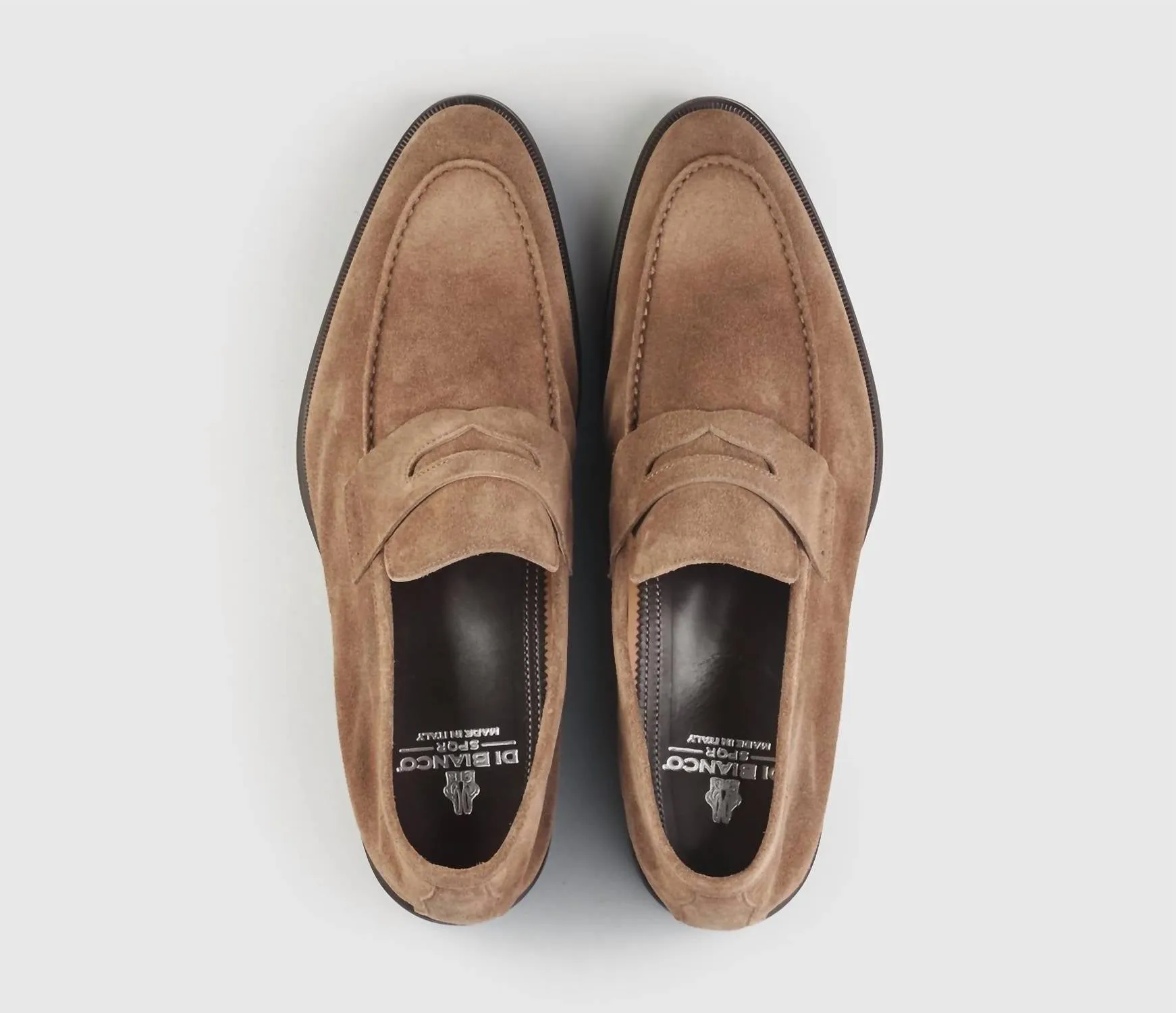 Men's Sc524 Velour Farro Loafers In Brown
