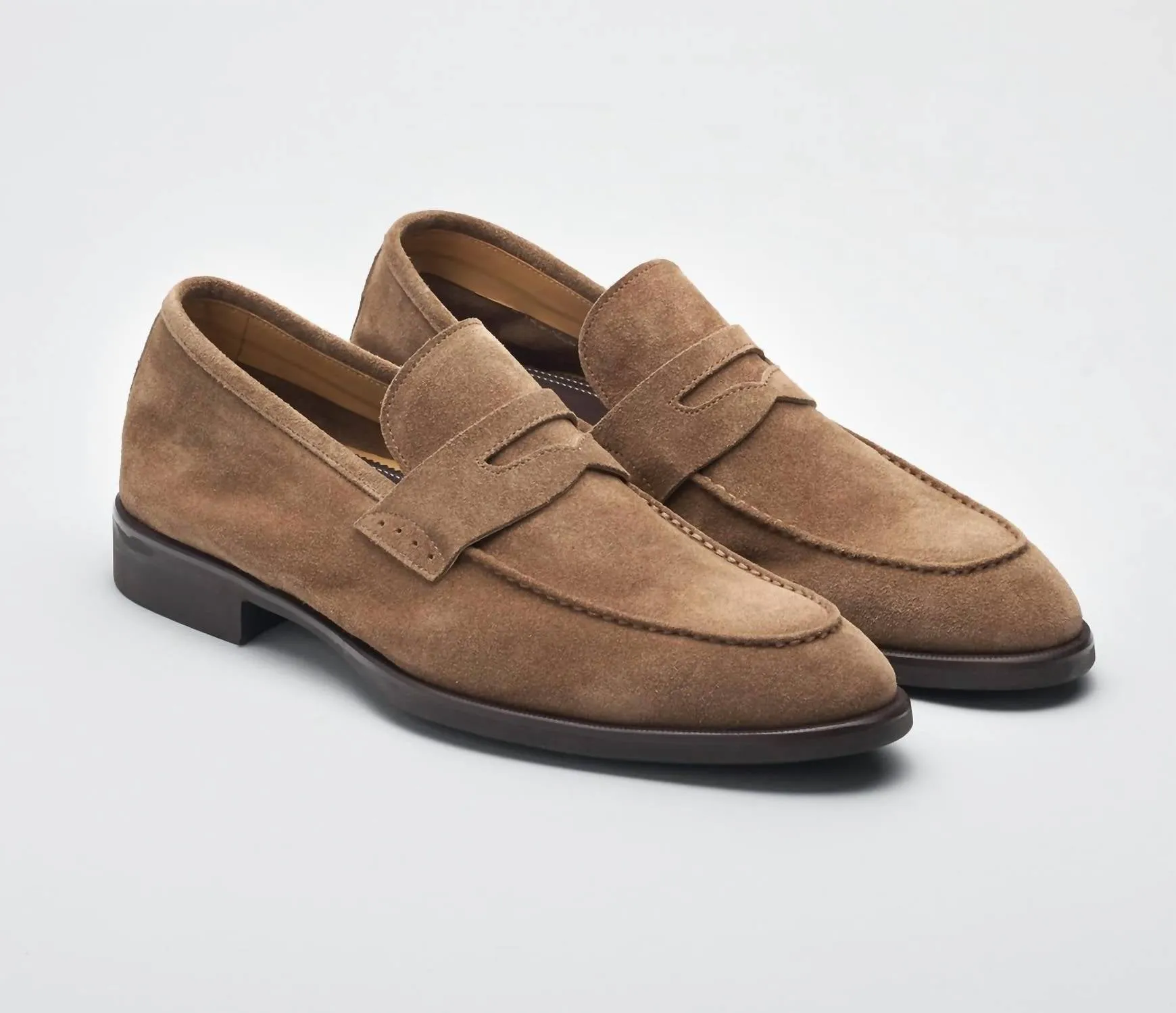 Men's Sc524 Velour Farro Loafers In Brown