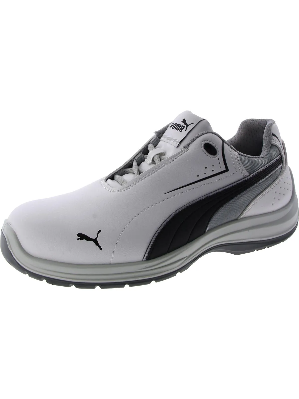 Mens Slip-Resistant Ankle Work & Safety Shoes