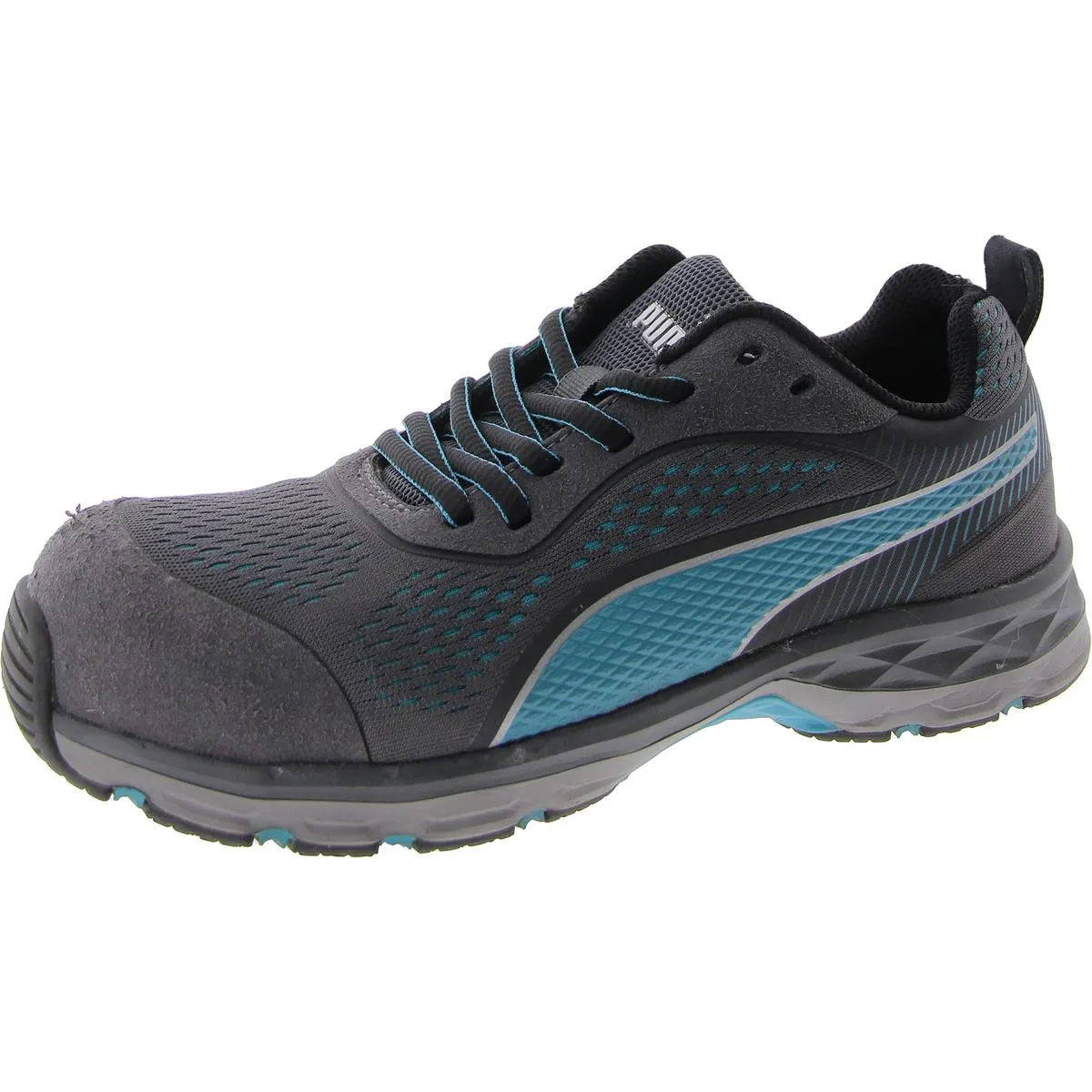 Mens Slip-Resistant Ankle Work & Safety Shoes