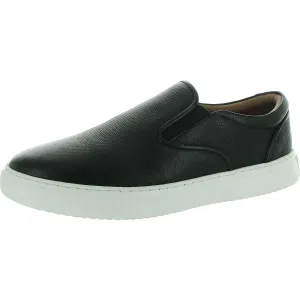 Mens Textured Leather Slip-on Shoes