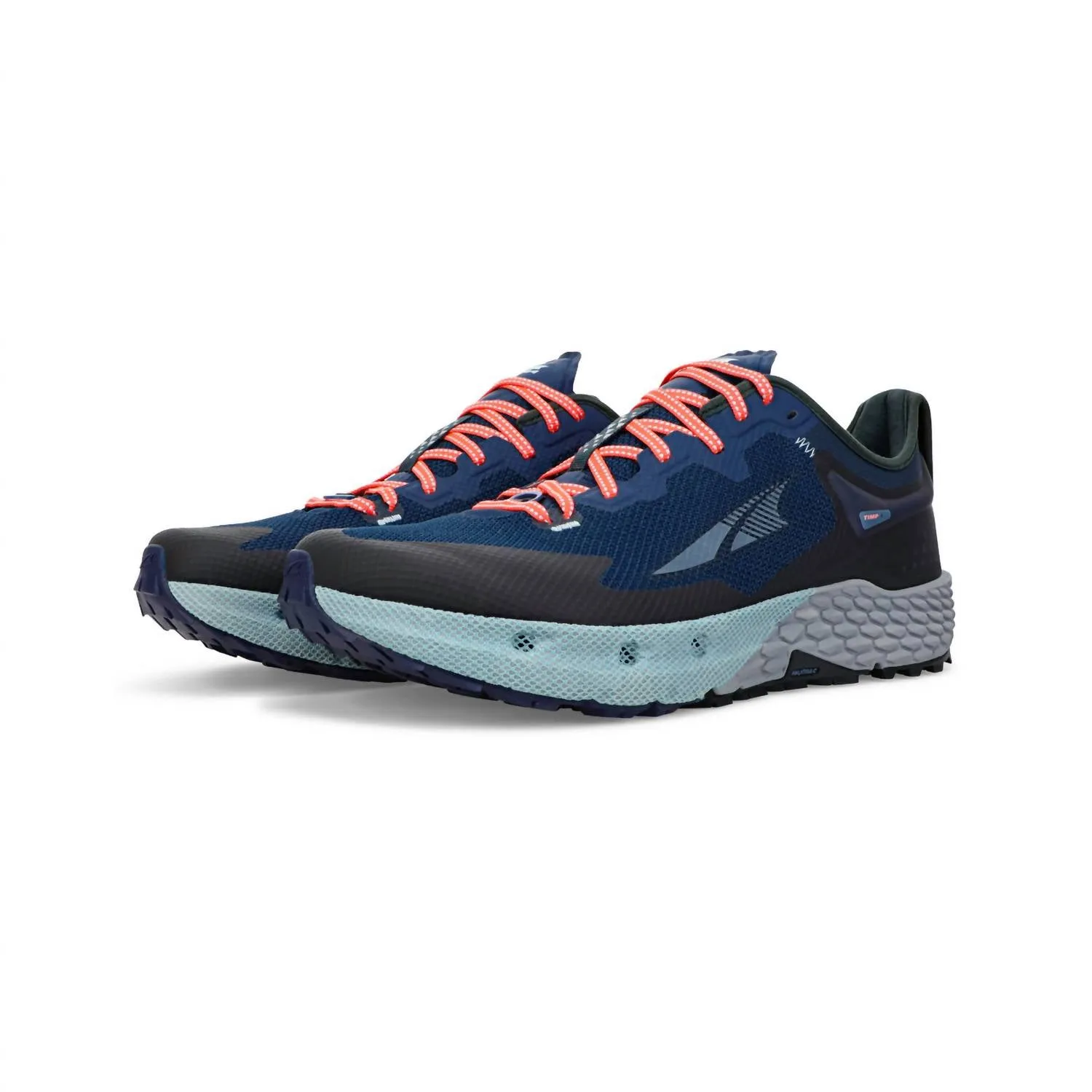 Men's Timp 4 Trail Shoe - Medium Width In Black/blue