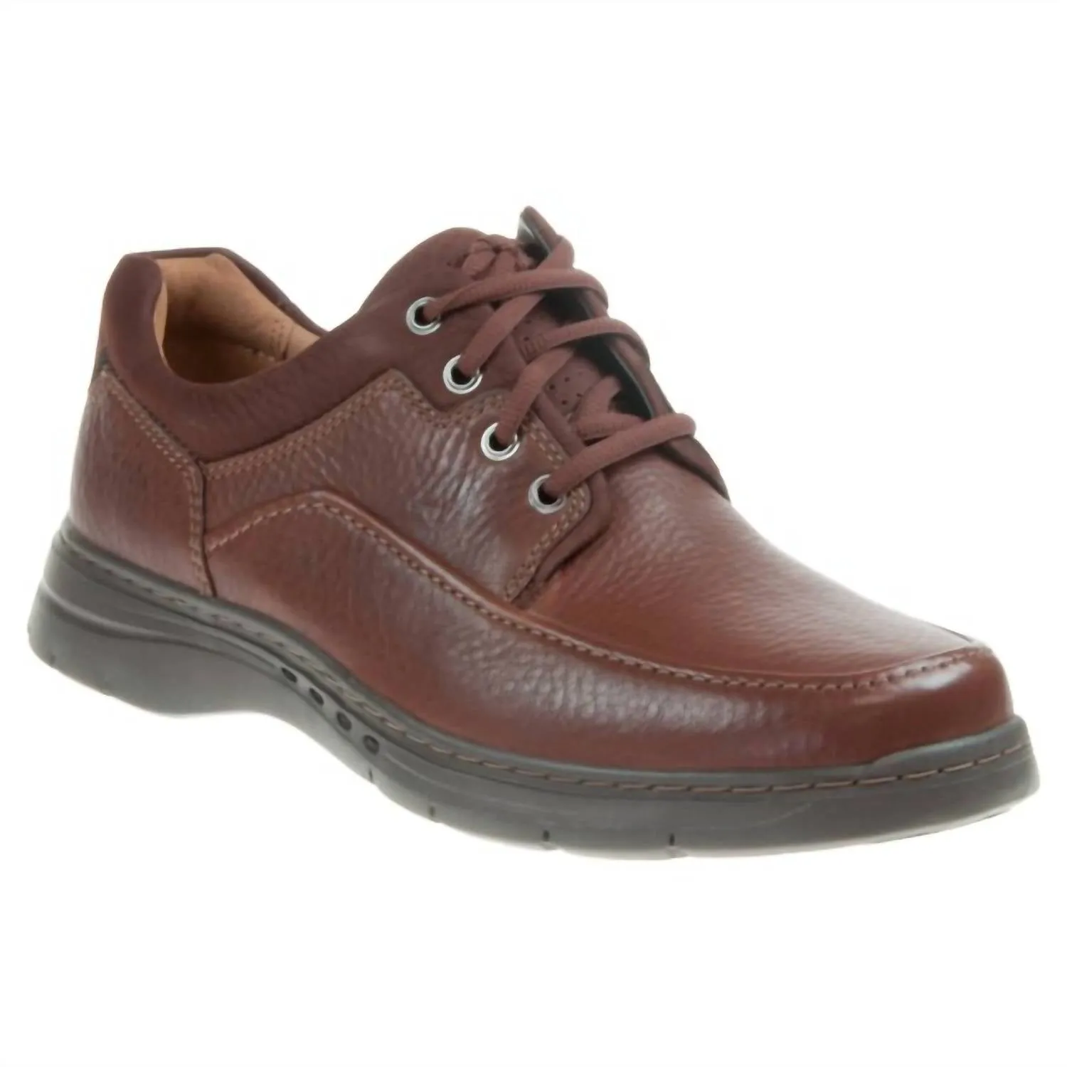 Men's Un Brawley Lace Shoes In Mahogany