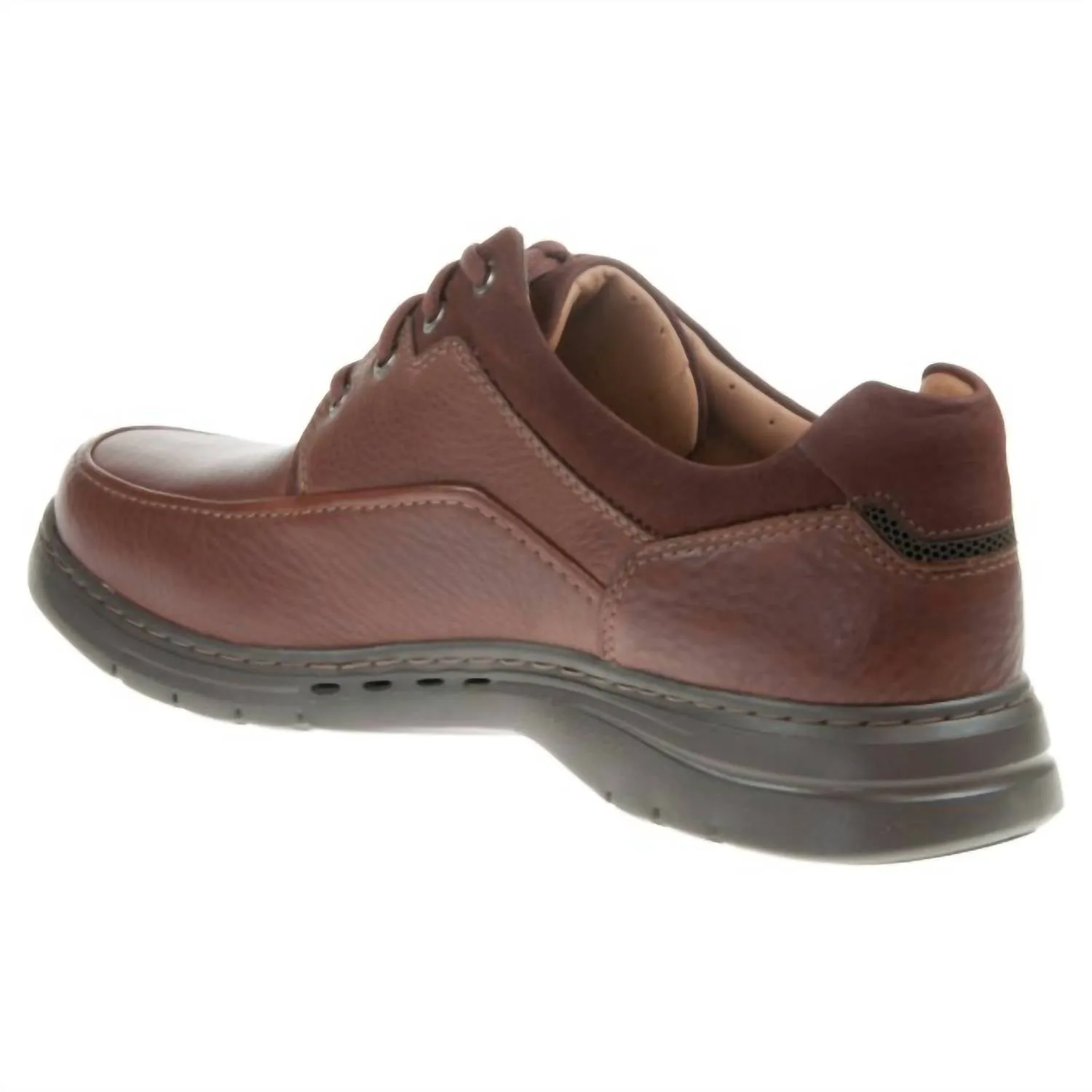 Men's Un Brawley Lace Shoes In Mahogany