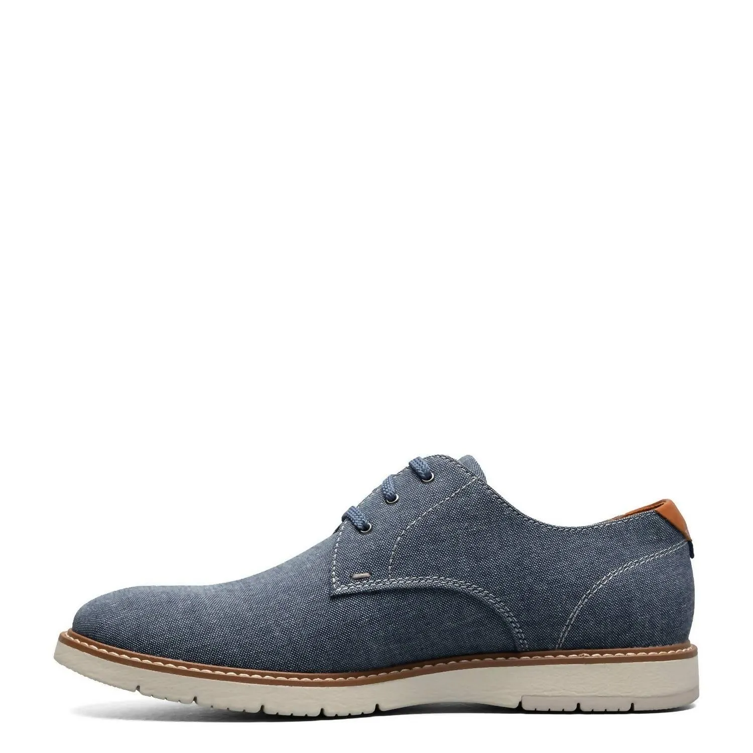 Men's Vibe Canvas Plain Toe Oxford Shoes - Medium Width In Blue