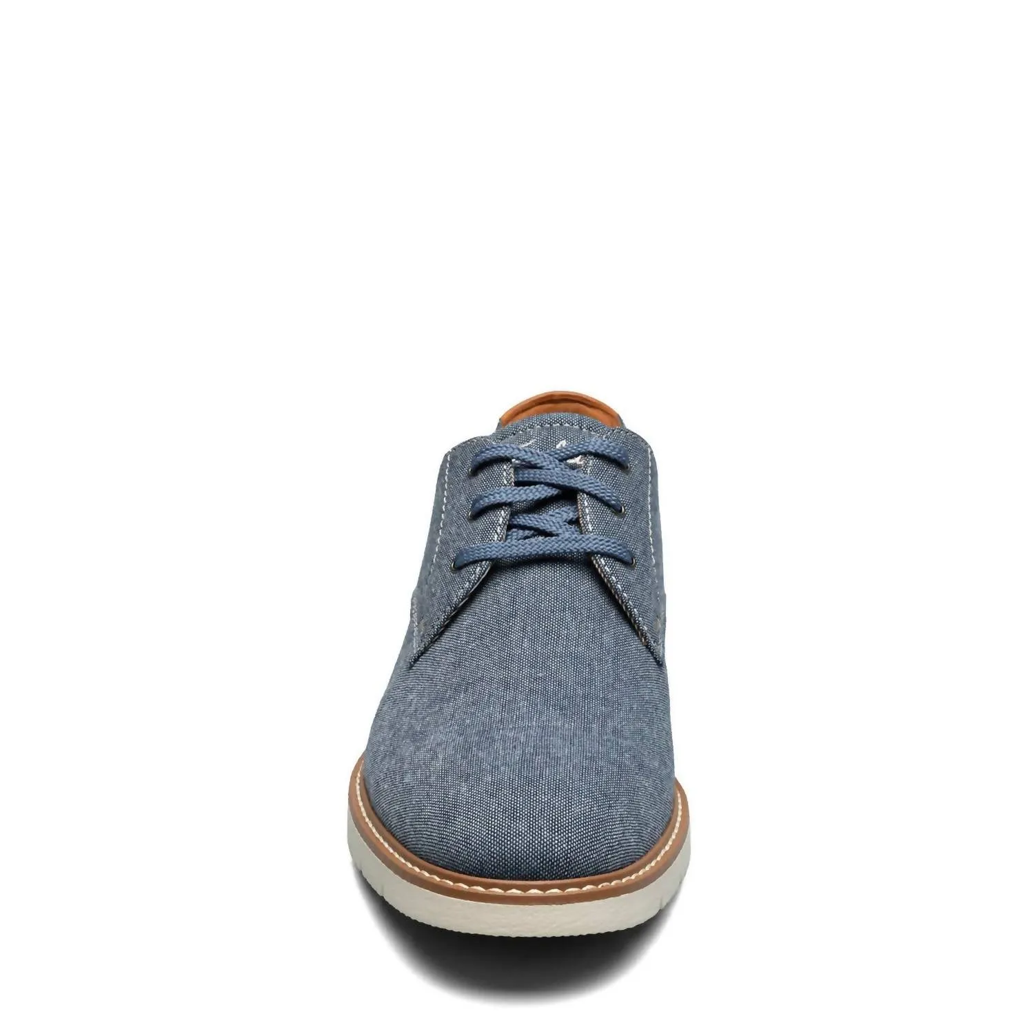 Men's Vibe Canvas Plain Toe Oxford Shoes - Medium Width In Blue