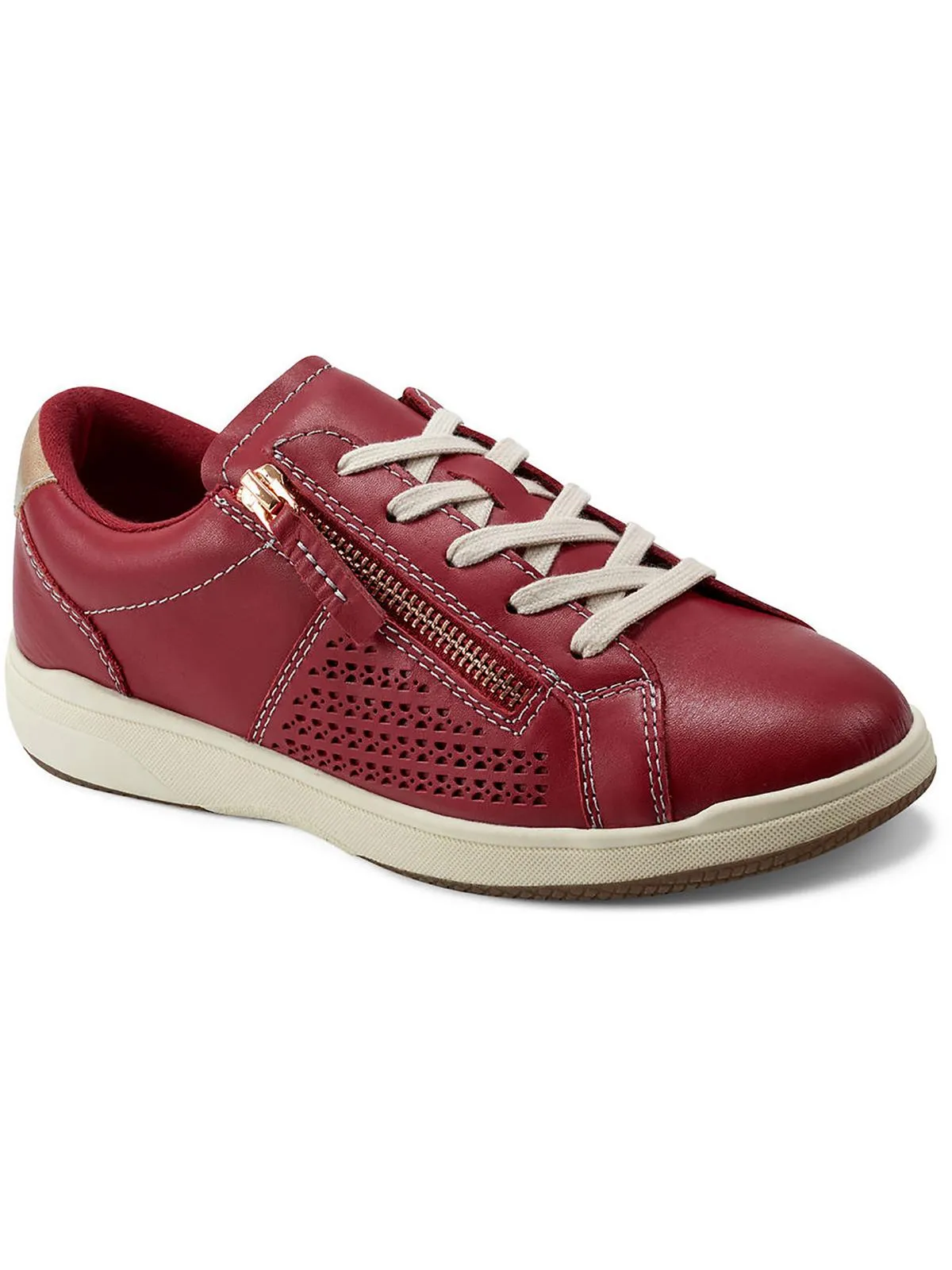 Netta Womens Leather Lifestyle Casual and Fashion Sneakers