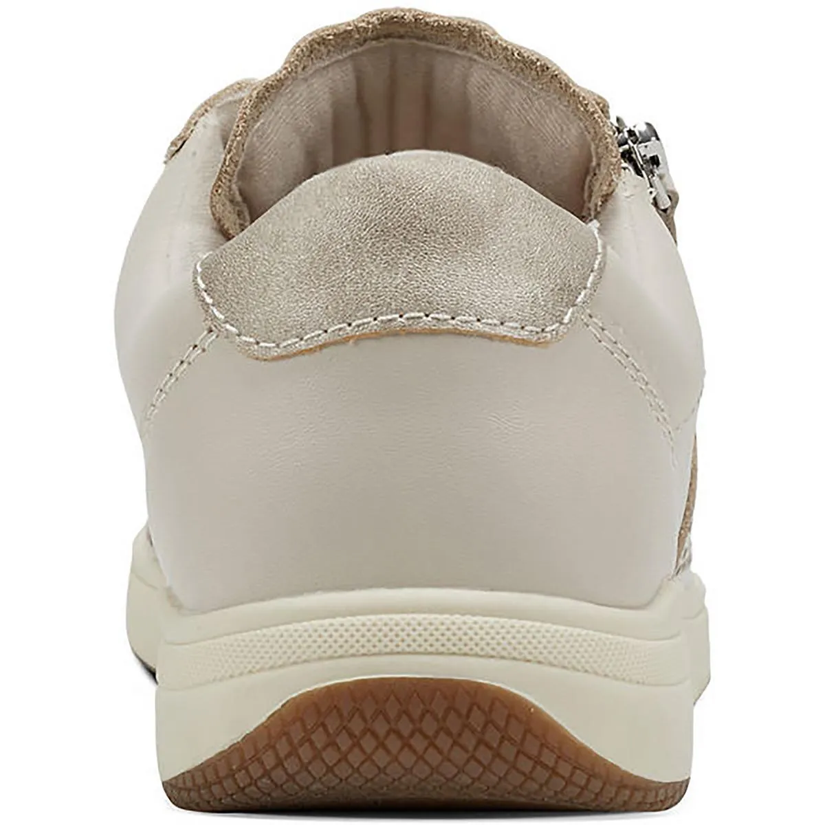 Netta Womens Leather Lifestyle Casual and Fashion Sneakers