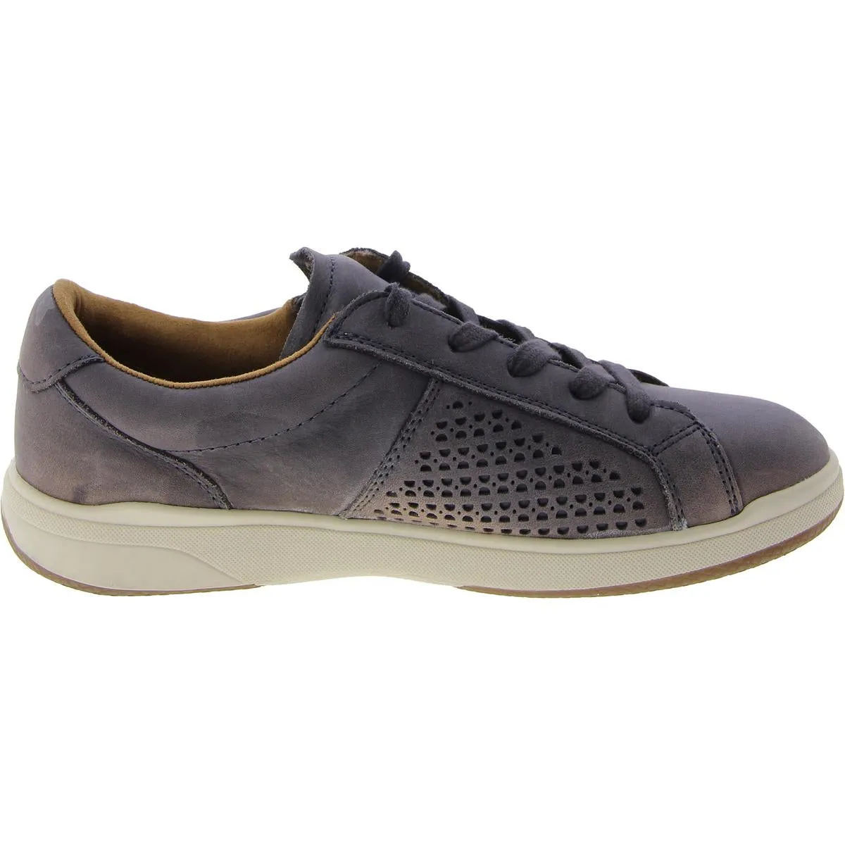 Netta Womens Leather Lifestyle Casual and Fashion Sneakers