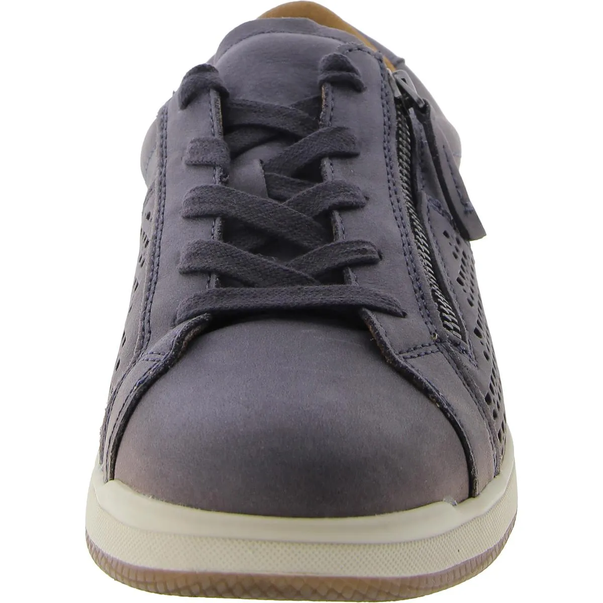 Netta Womens Leather Lifestyle Casual and Fashion Sneakers