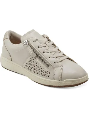 Netta Womens Leather Lifestyle Casual and Fashion Sneakers