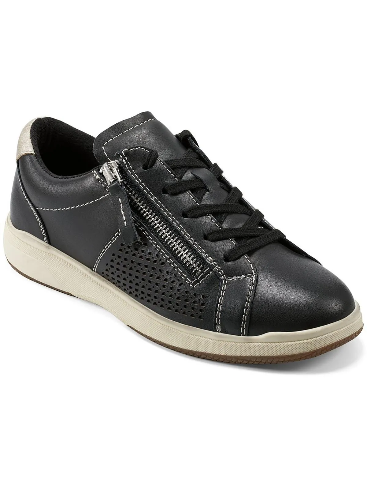 Netta Womens Leather Lifestyle Casual and Fashion Sneakers