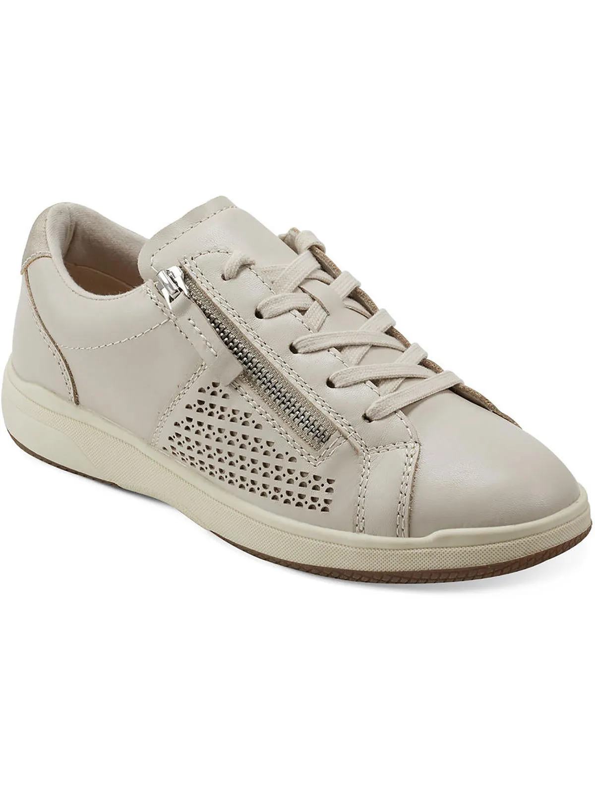 Netta Womens Leather Lifestyle Casual and Fashion Sneakers