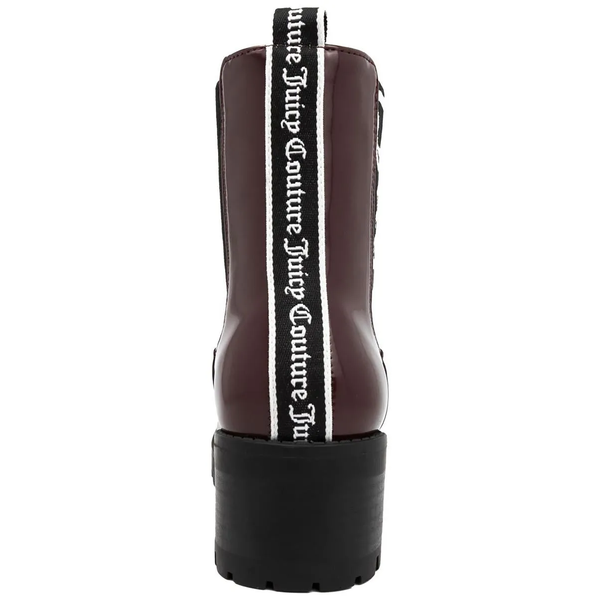 One Up Womens Block Heel Lug Sole Mid-Calf Boots