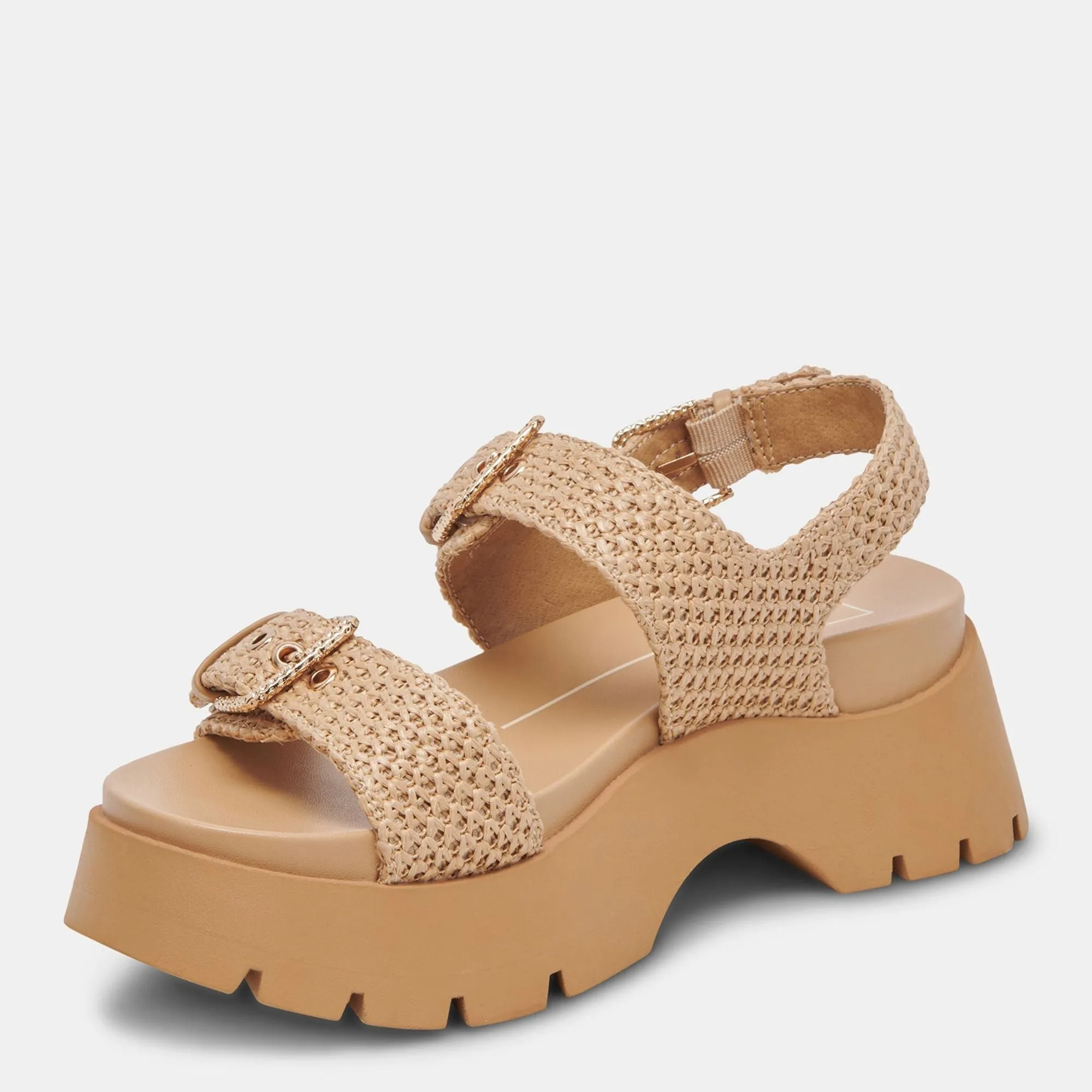 PALDA SANDALS NATURAL RAFFIA