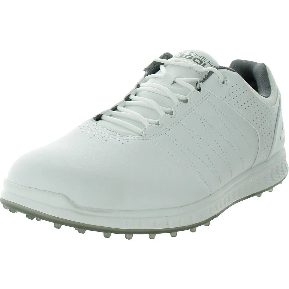 Pivot Mens Padded Insole Faux Leather Golf Shoes