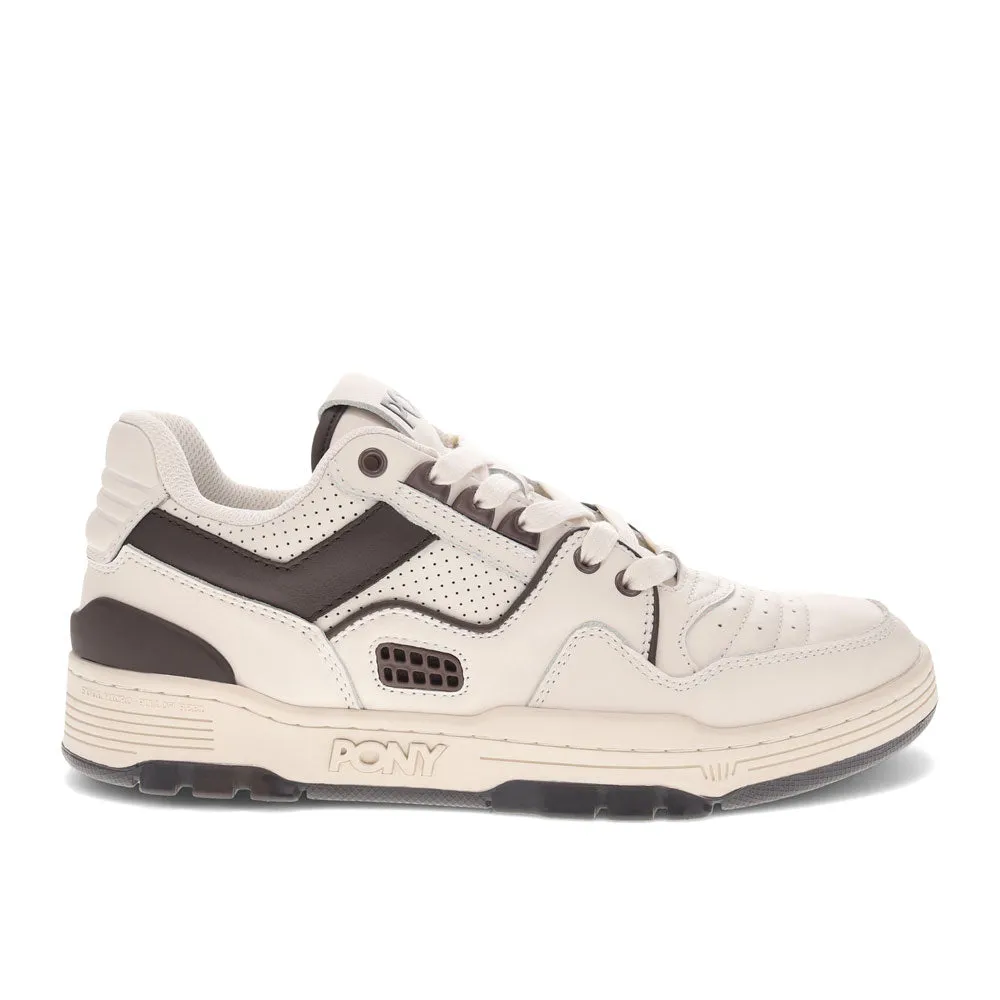 PONY Mens M100 Low Genuine Leather Premium Lace Up Athletic Sneaker Shoe