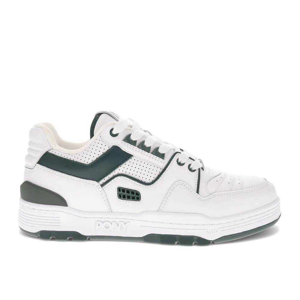 PONY Mens M100 Low Genuine Leather Premium Lace Up Athletic Sneaker Shoe